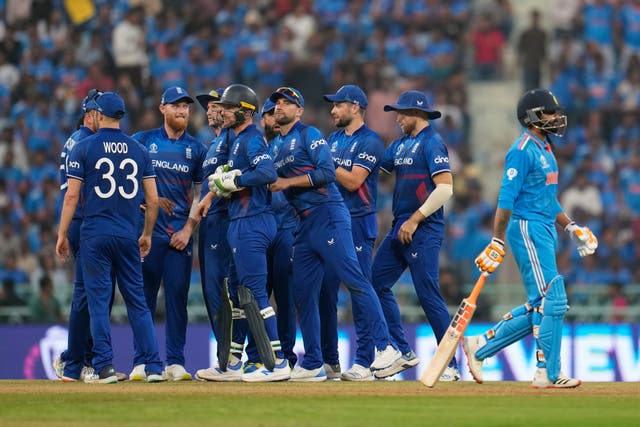 Liam Livingstone insists England are united despite former captain Eoin Morgan’s observations about their World Cup display (Aijaz Rahi/AP)