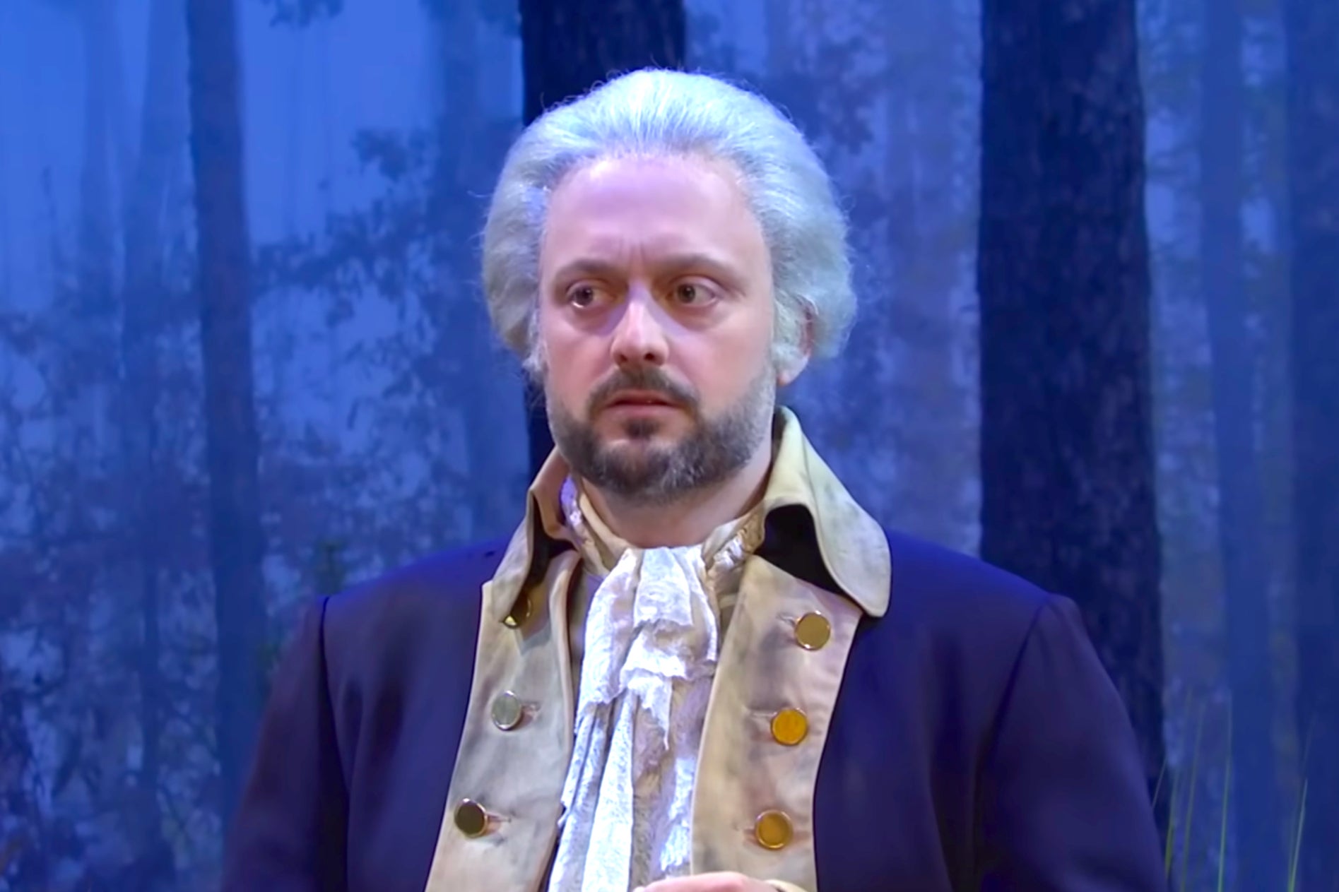 Nate Bargatze delighted fans by reprising the role of George Washington