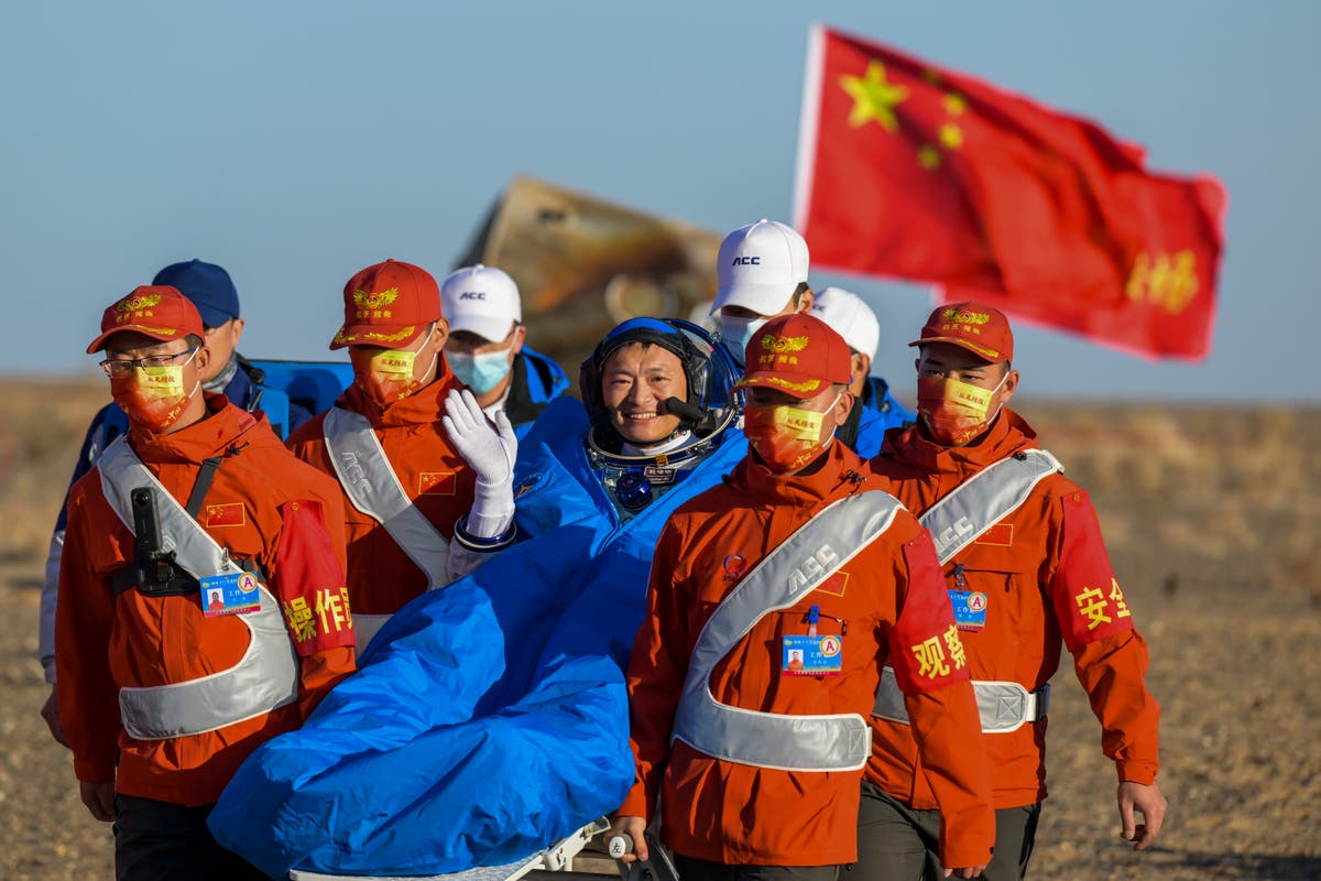 Chinese astronauts return to Earth after 6-month stay on country’s space station