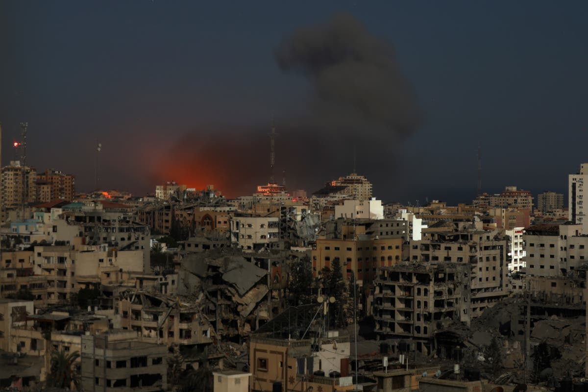 Israel-Hamas war – live: Netanyahu declares ‘time for war’ as Israeli troops push deeper into Gaza City