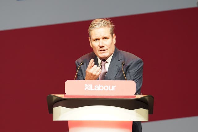 Sir Keir Starmer has come under pressure in recent days as several Labour MPs have broken ranks to call for a ceasefire (PA)