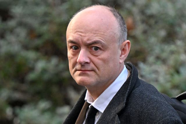 <p>Former Number 10 special advisor Dominic Cummings arrives to give evidence to the UK Covid-19 Inquiry</p>