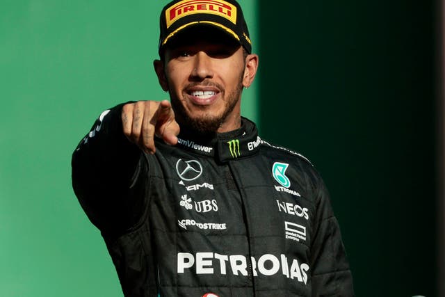 <p>Lewis Hamilton took second place in Mexico </p>