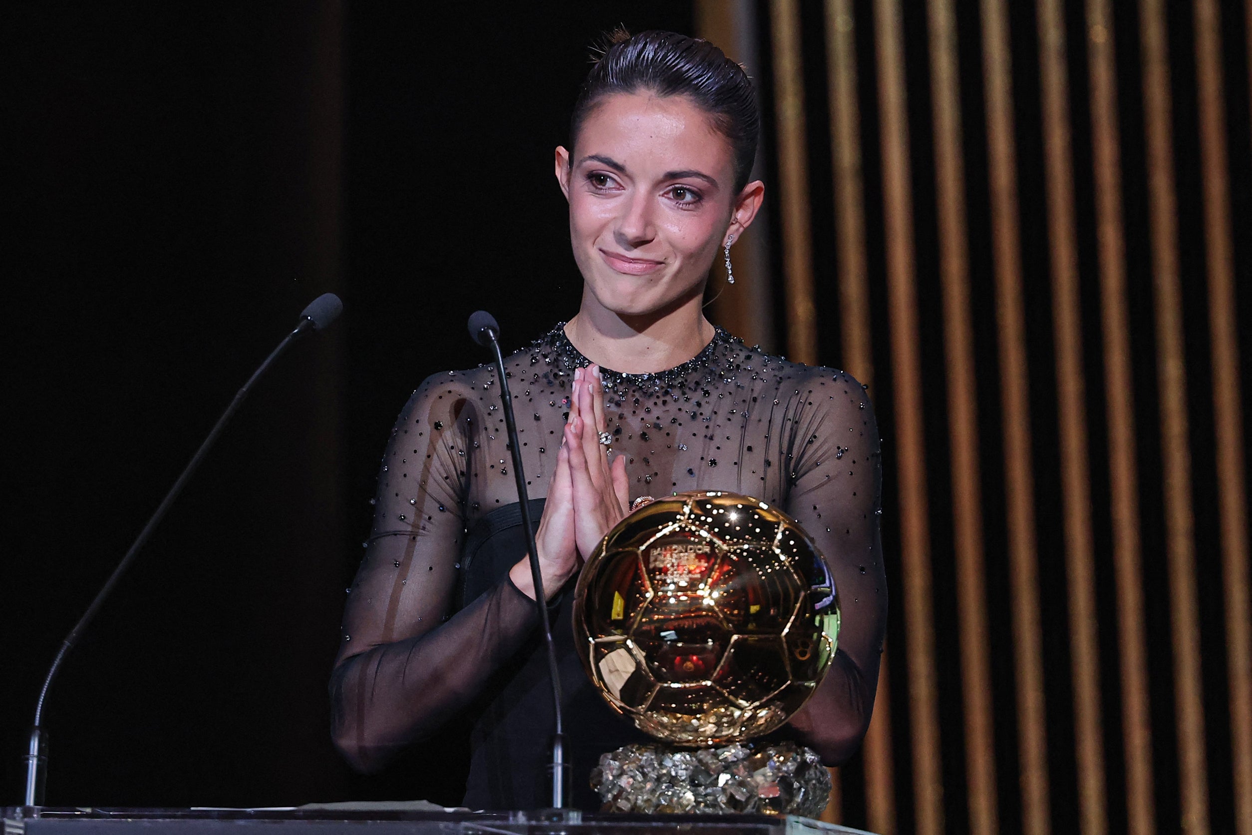 Aitana Bonmati wins women's Ballon d'Or in Paris, Lionel Messi favorite to  take men's award