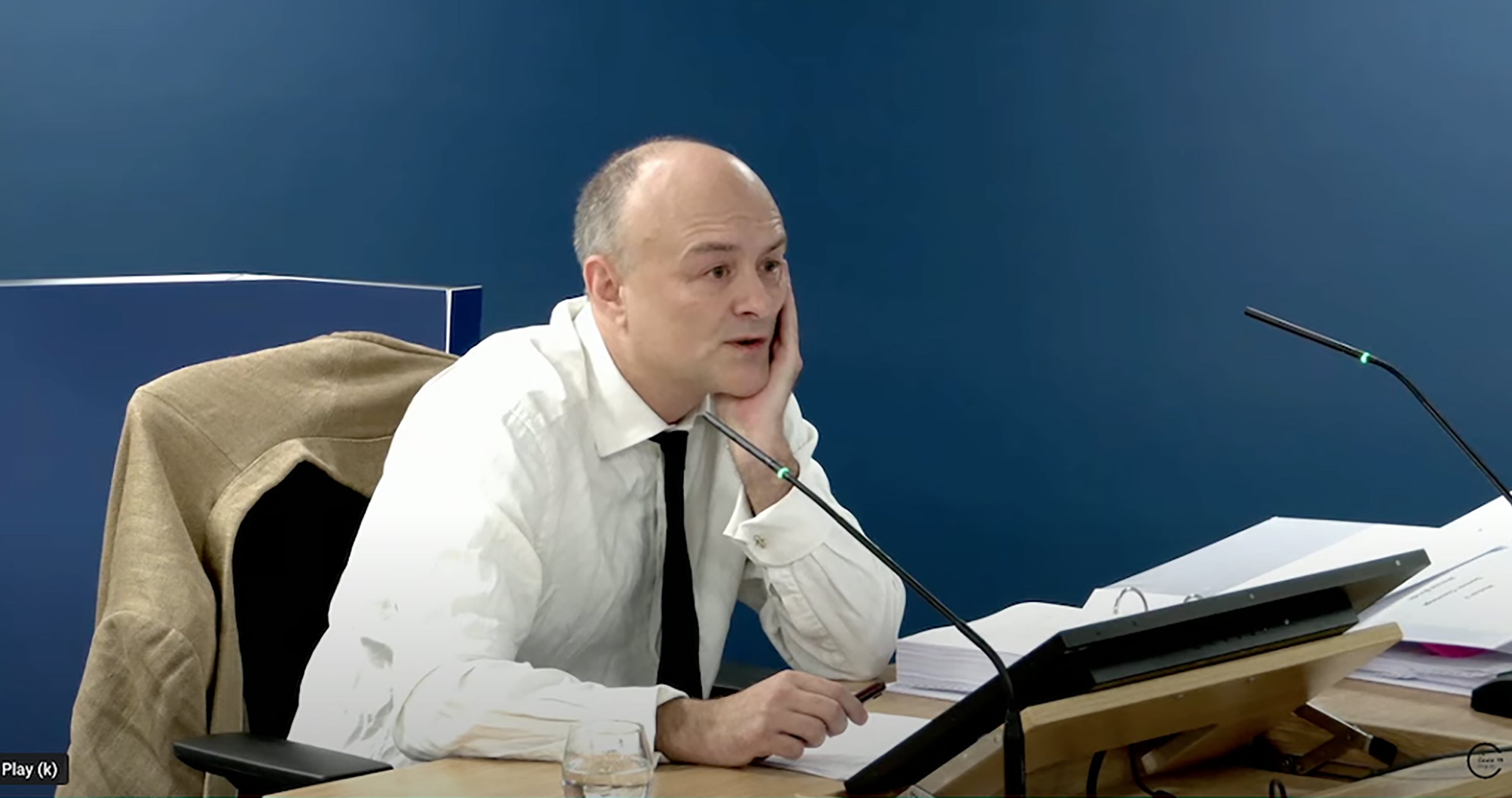 Dominic Cummings gives evidence to the Covid Inquiry