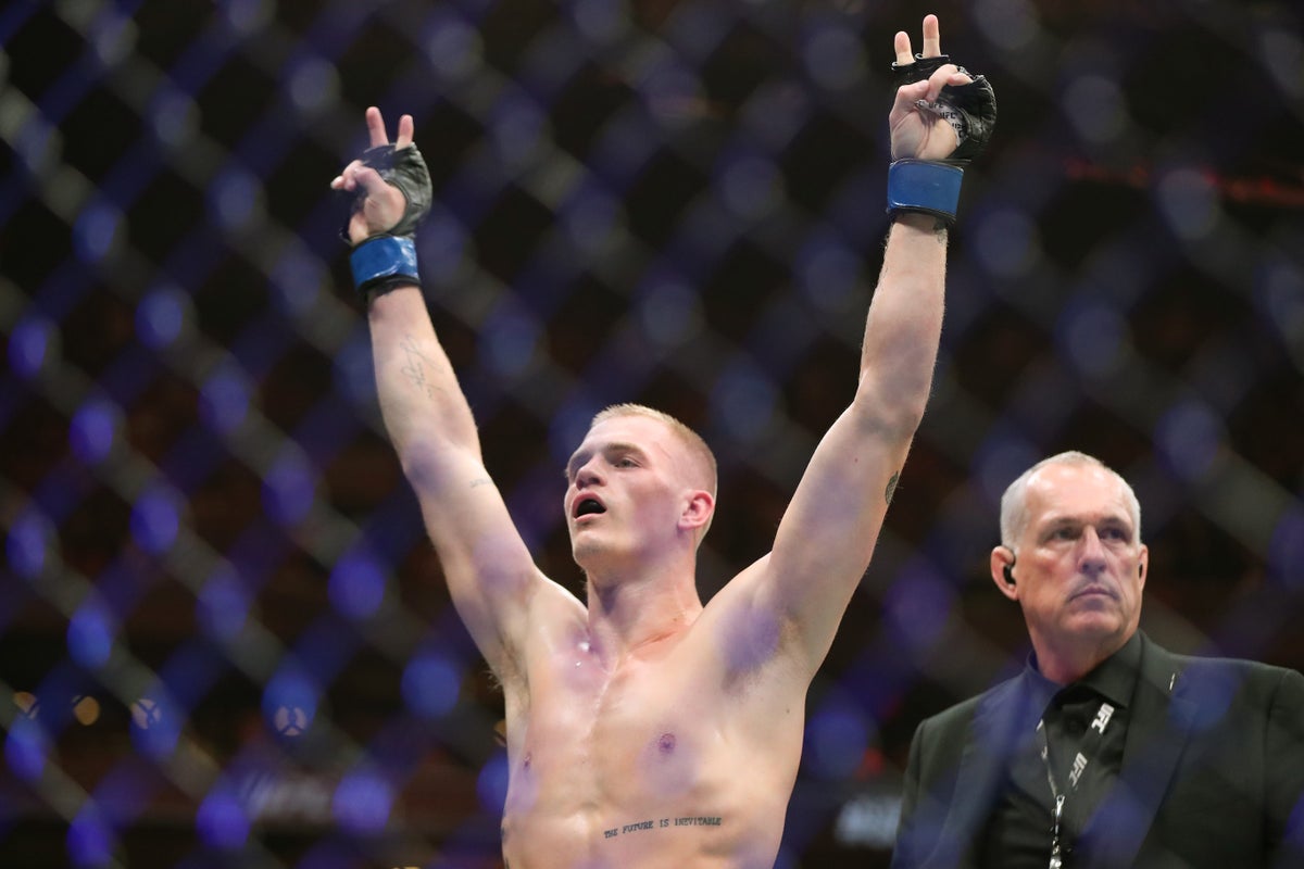 Jack Della Maddalena’s coach reacts after Ian Machado Garry goads new UFC champion