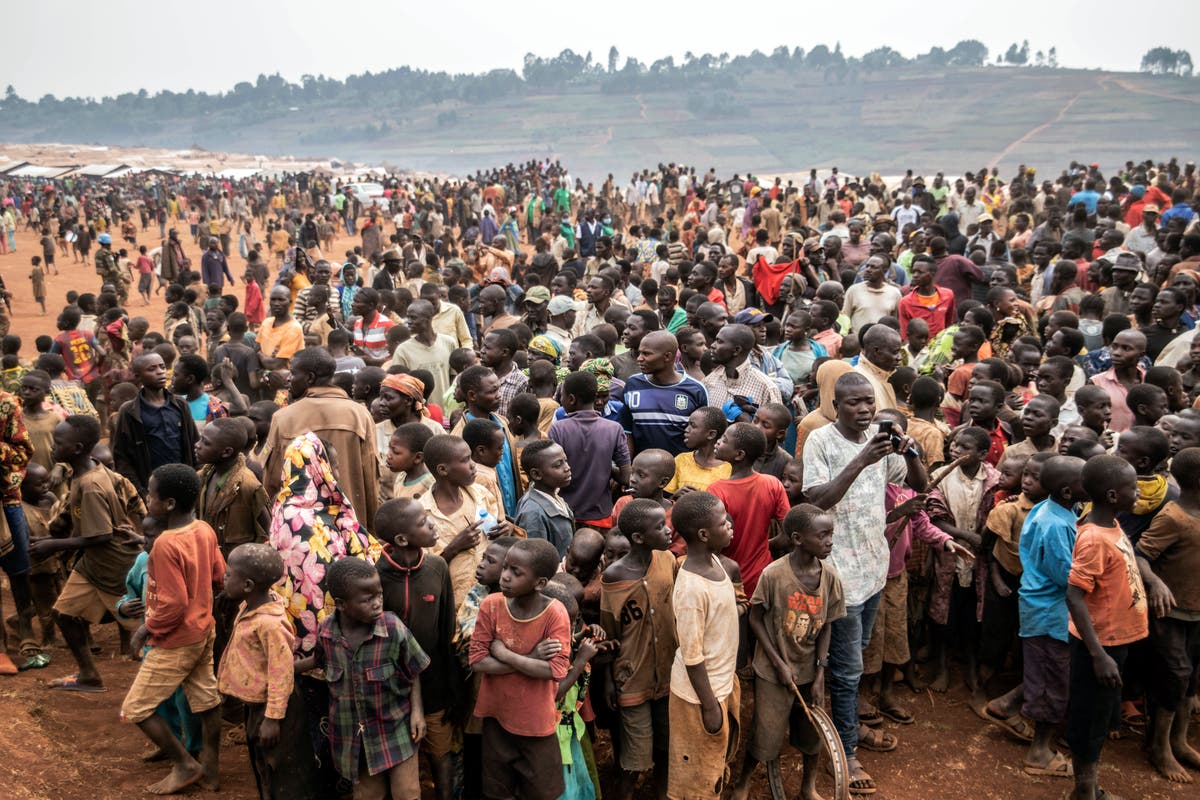 A record 6.9 million people have been displaced in Congo's growing conflict, the U.N. says
