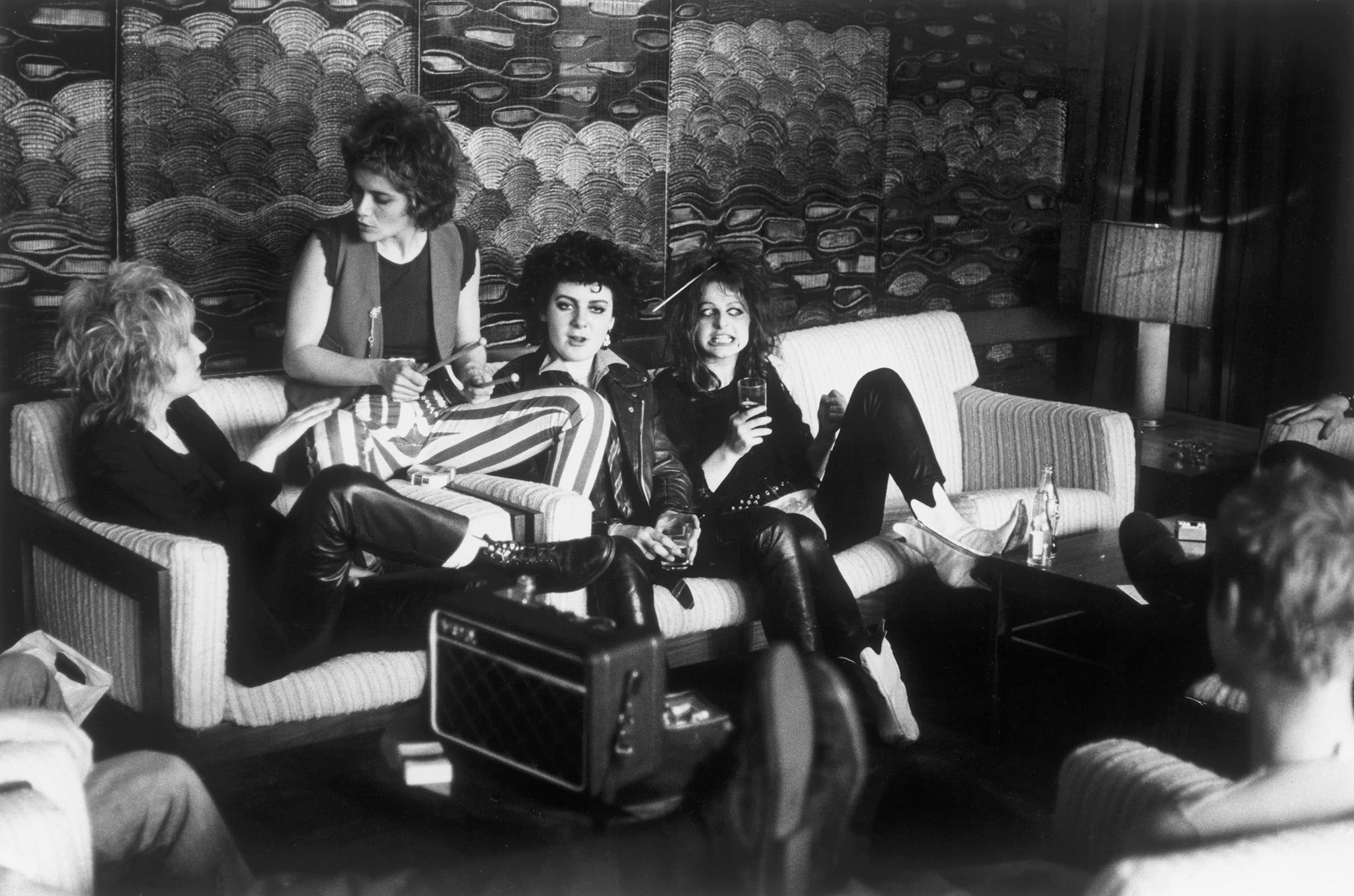 Caroline Coon, ‘The Slits, Post House hotel, Cardiff’ (1977)