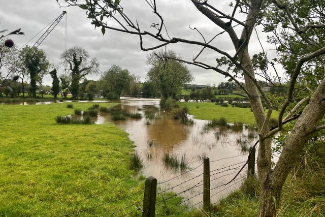 The National Farmers’ Union said ‘repeated governments of all parties had failed to get to grips with the challenge of managing watercourses and flooding’ (David Young/PA)