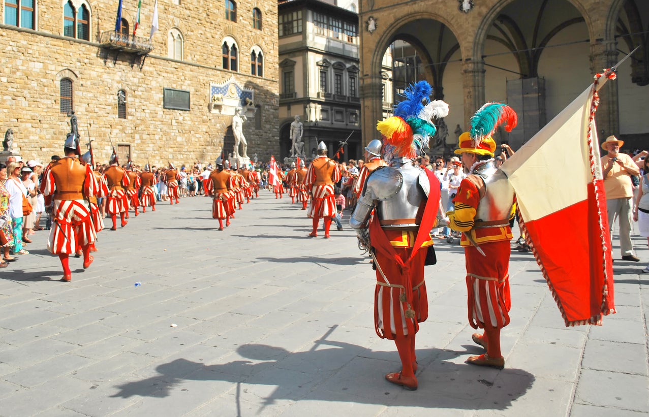 Three calcio games take place in June every year