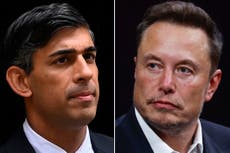 Rishi Sunak heaps praise on Elon Musk ahead of cosy sit-down with tech billionaire