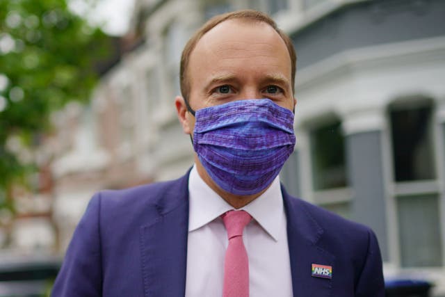 Matt Hancock ‘killed people’ and needed to be sacked, Dominic Cummings told the Prime Minister during the pandemic (Aaron Chown/PA)