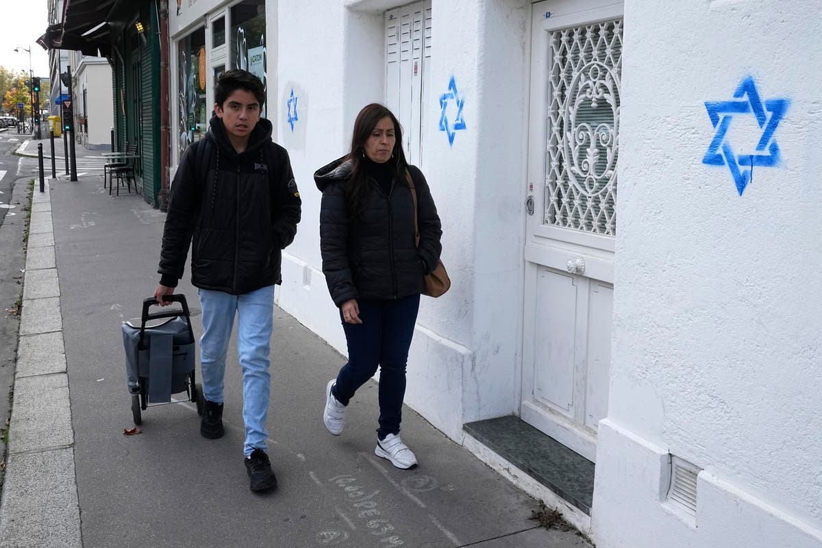 France vows a ‘merciless fight’ against antisemitism after anti-Jewish graffiti found in Paris