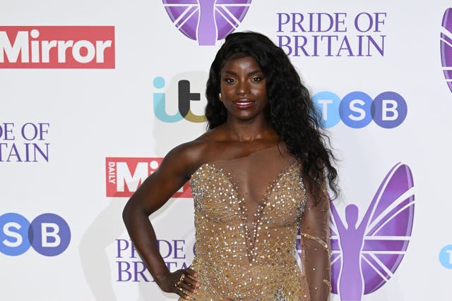 Eniola Aluko arrives for the Pride of Britain Awards (PA)