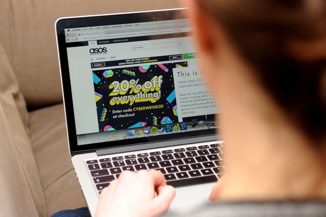 Asos said revenue dropped 10% during the year (Tim Goode/PA)