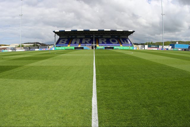 <p>The incident occurred during the game at Barrow’s home ground of Holker Street </p>