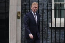 Deputy PM Oliver Dowden says Israel fighting ‘a just war’ and rejects ceasefire calls