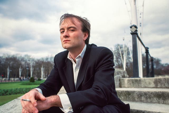 <p>Dominic Cummings when he was campaign director at Business for Sterling in 2001 </p>