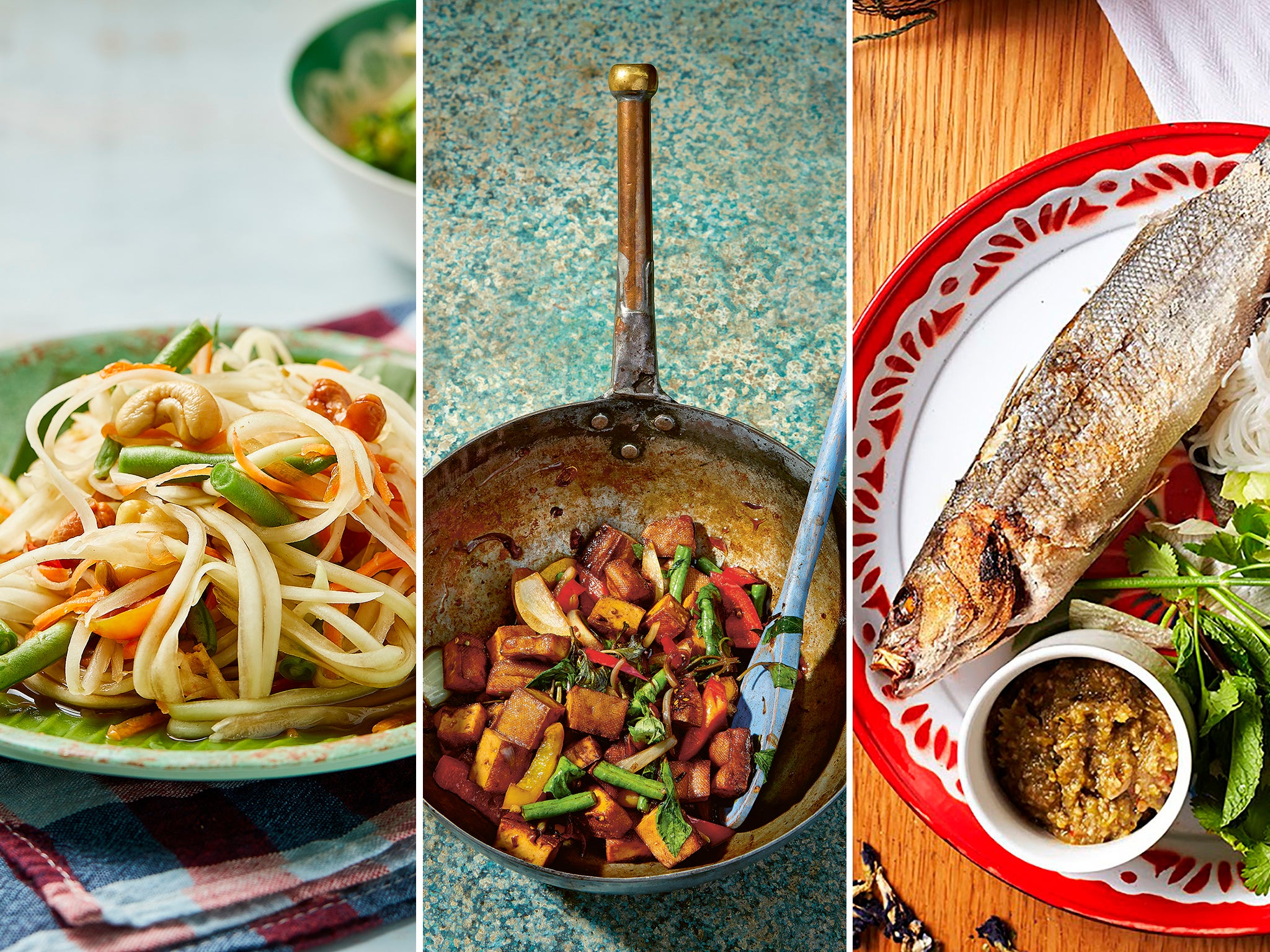 Som tam, pad kra prow and whole grilled sea bass are mainstays on Moore’s menus