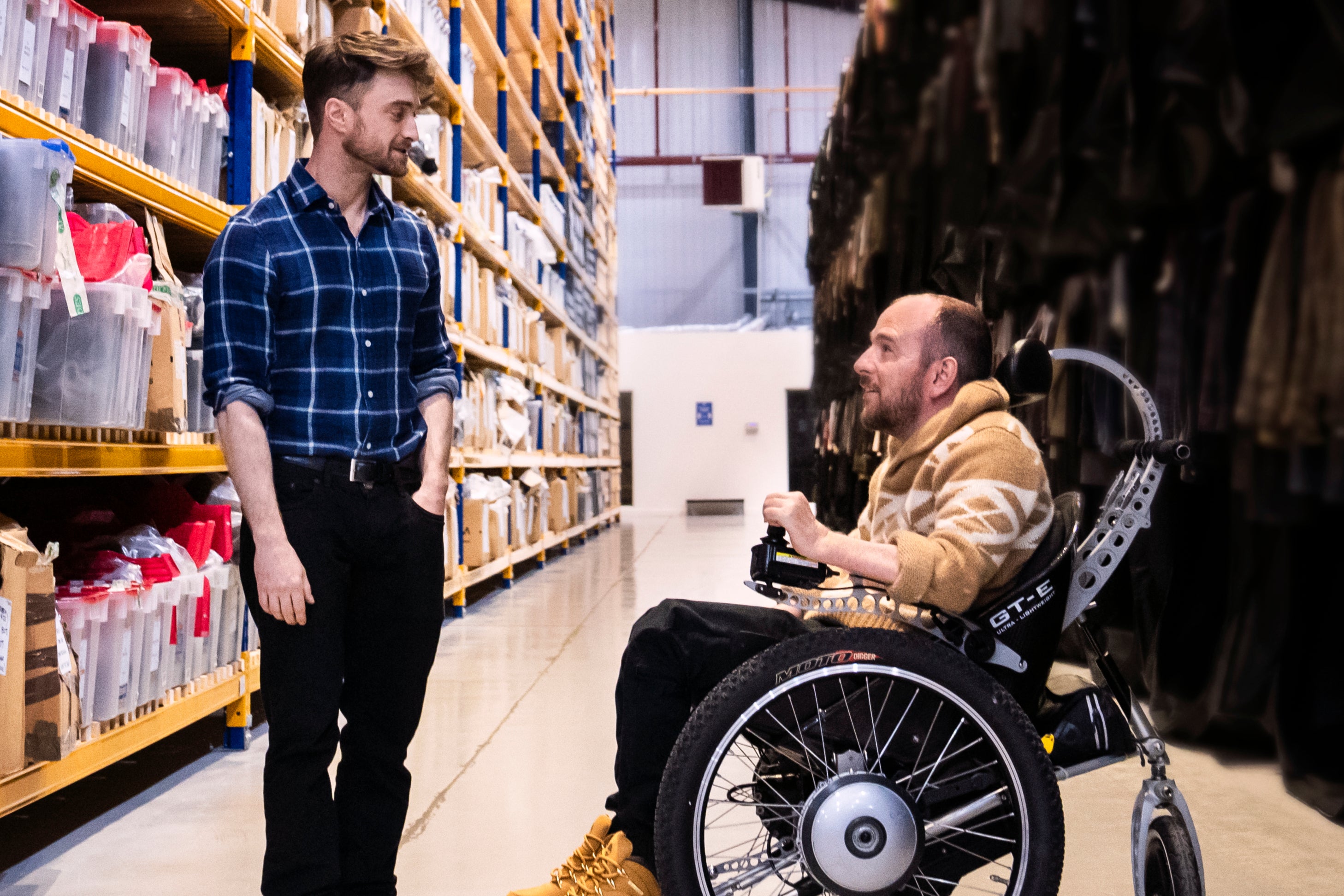 Magical friendship: Daniel Radcliffe and his ‘Harry Potter’ stuntman David Holmes in the new documentary ‘David Holmes: The Boy Who Lived’