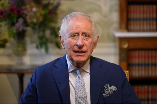 Charles stressed the need to make sure the technology remained ‘safe and secure’ (Buckingham Palace/PA)