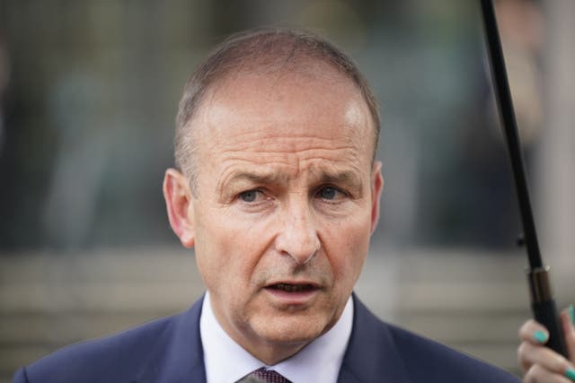 Micheal Martin said the Irish Government had consistently called for a ‘humanitarian pause’ (Niall Carson/PA)