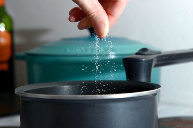 The NHS recommends adults should have no more than around one teaspoon of salt a day (Anthony Devlin/PA)