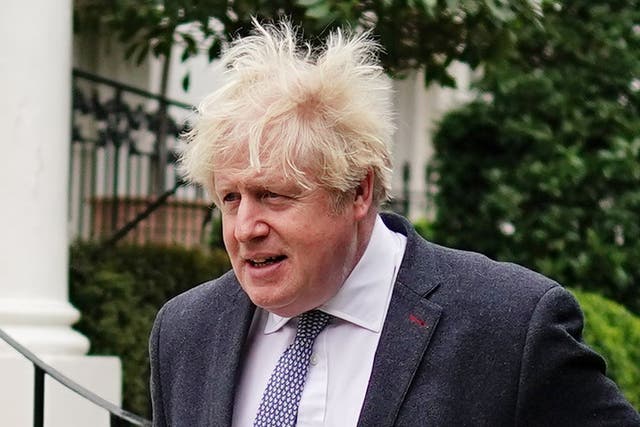 Former prime minister Boris Johnson was ‘extremely distracted’, Dominic Cummings wrote (Aaron Chown/PA)