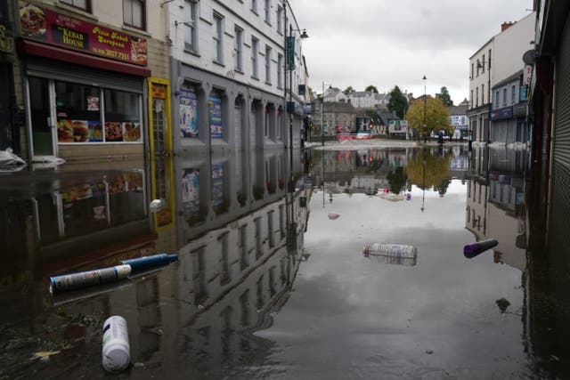 Storm Ciaran was likely to make the autumn rainfall figures ‘increase substantially’, the Met Office said (Brian Lawless/PA)