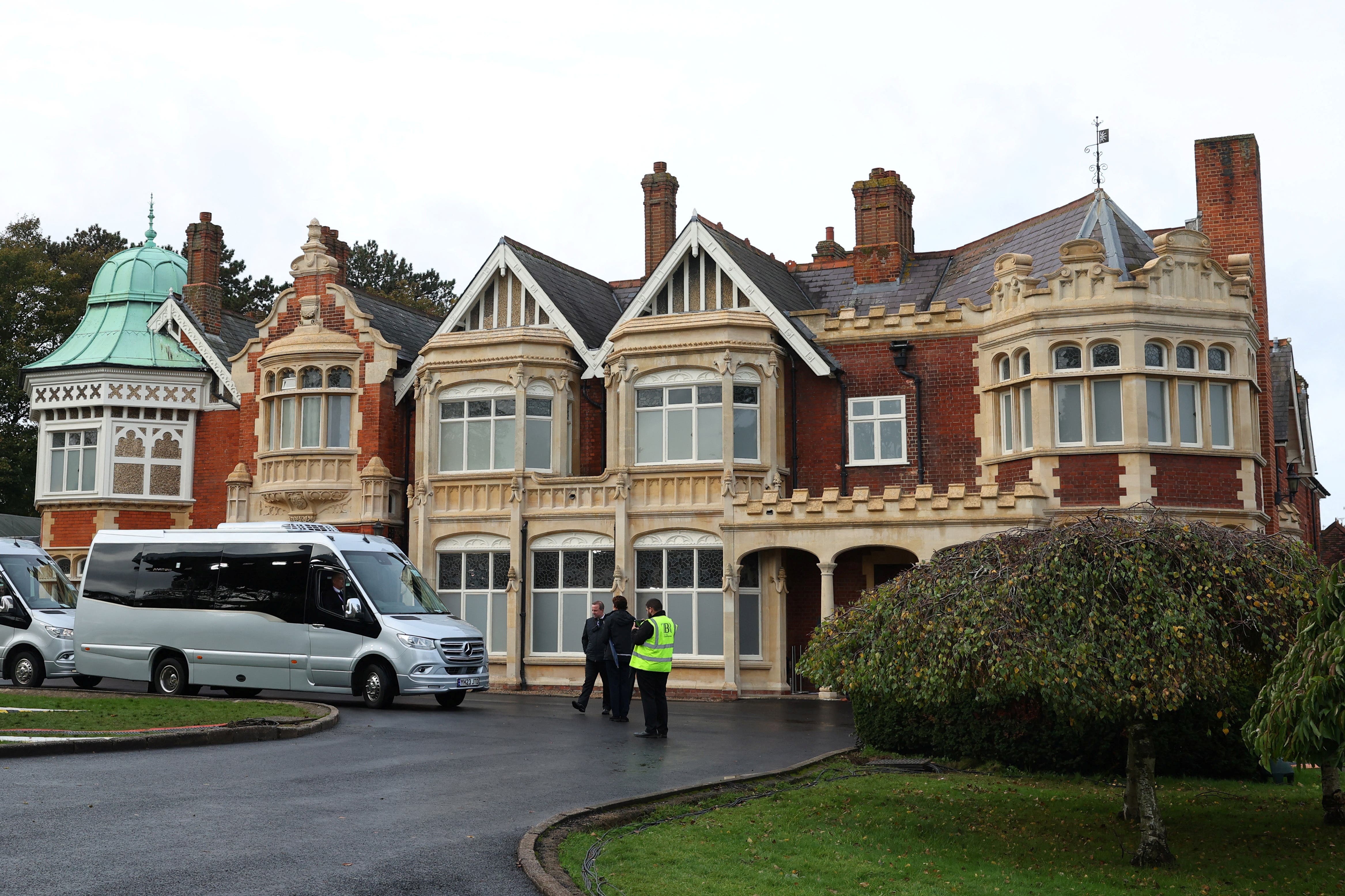 The AI Safety Summit is taking place at Bletchley Park (Toby Melville/PA)