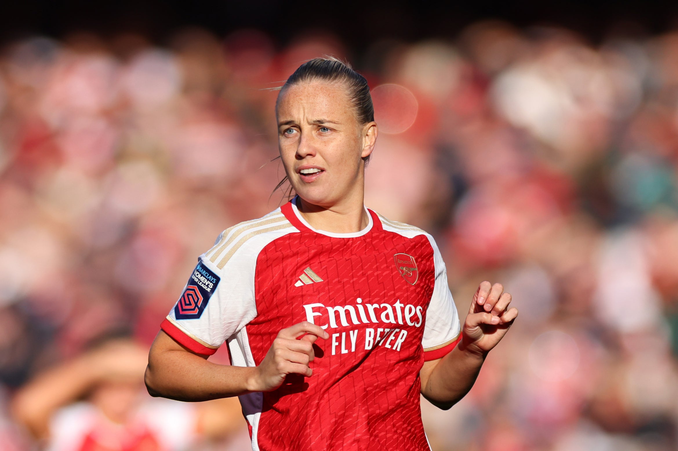 <p>Beth Mead of Arsenal during the Barclays Womens Super League match</p>