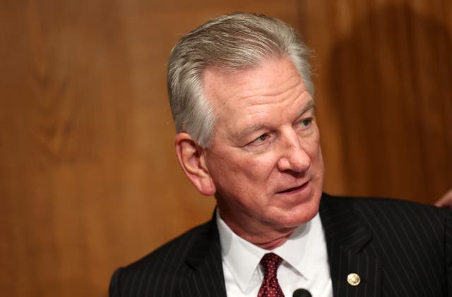 <p>U.S. Sen. Tommy Tuberville (R-AL) arrives for the Senate Health, Education, Labor and Pensions Committee confirmation hearing for Monica Bertagnolli to be the next Director of the National Institutes of Health (NIH), at the Dirksen Senate Office Building on October 18, 2023 in Washington, DC</p>