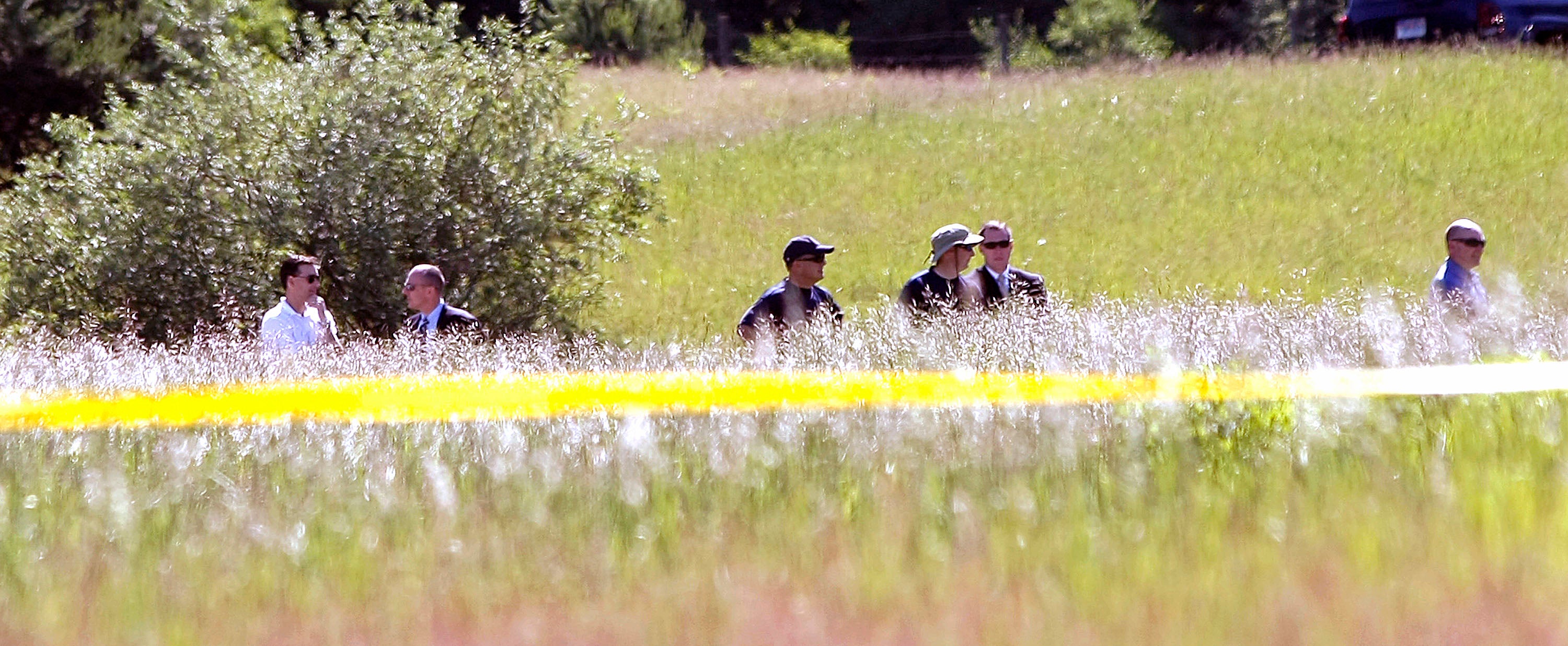 FBI agents search a field outside Detroit for former Teamsters boss’s remains