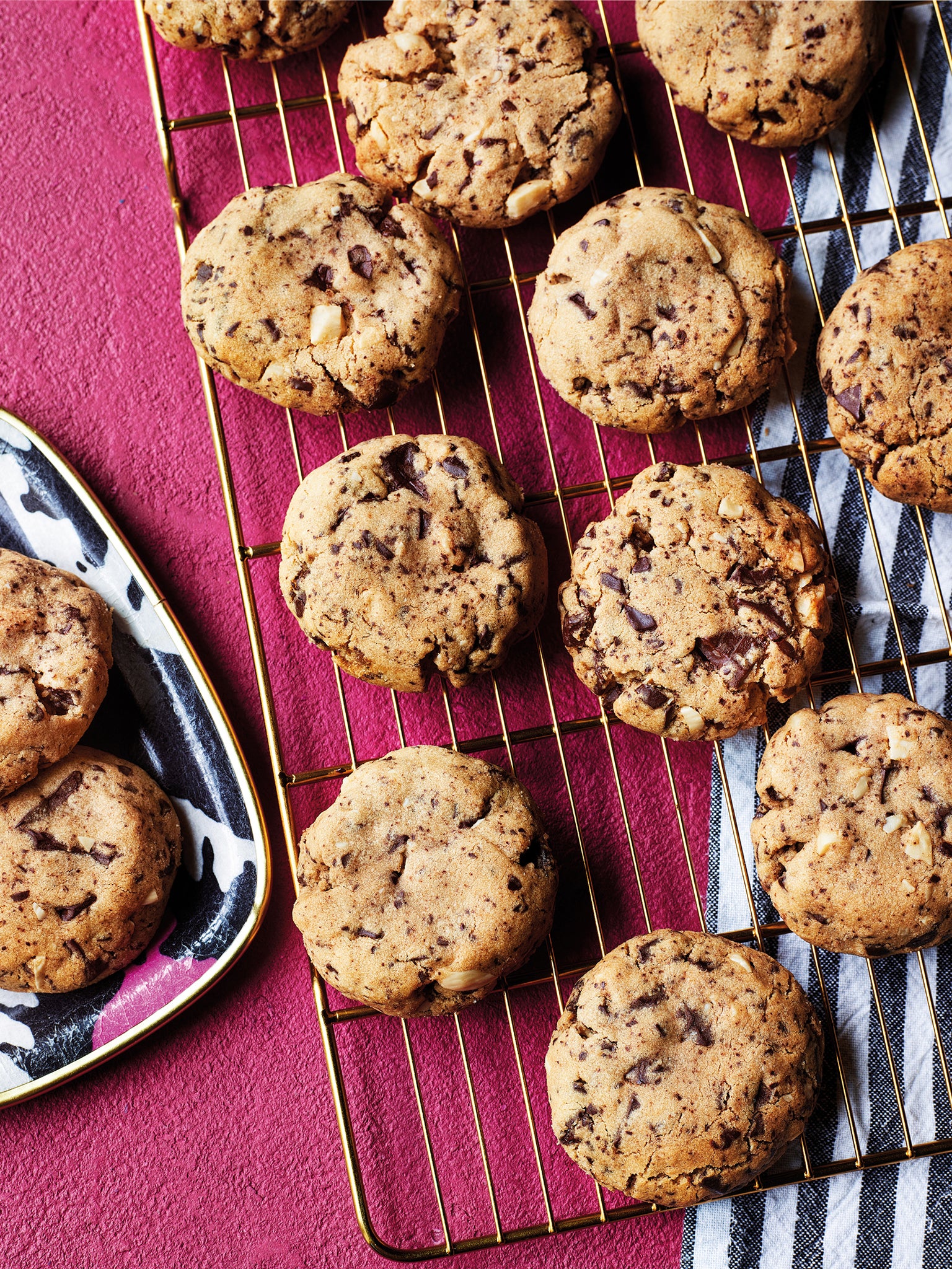 With dark chocolate chunks, these deliciously nutty cookies are a sophisticated sweet treat