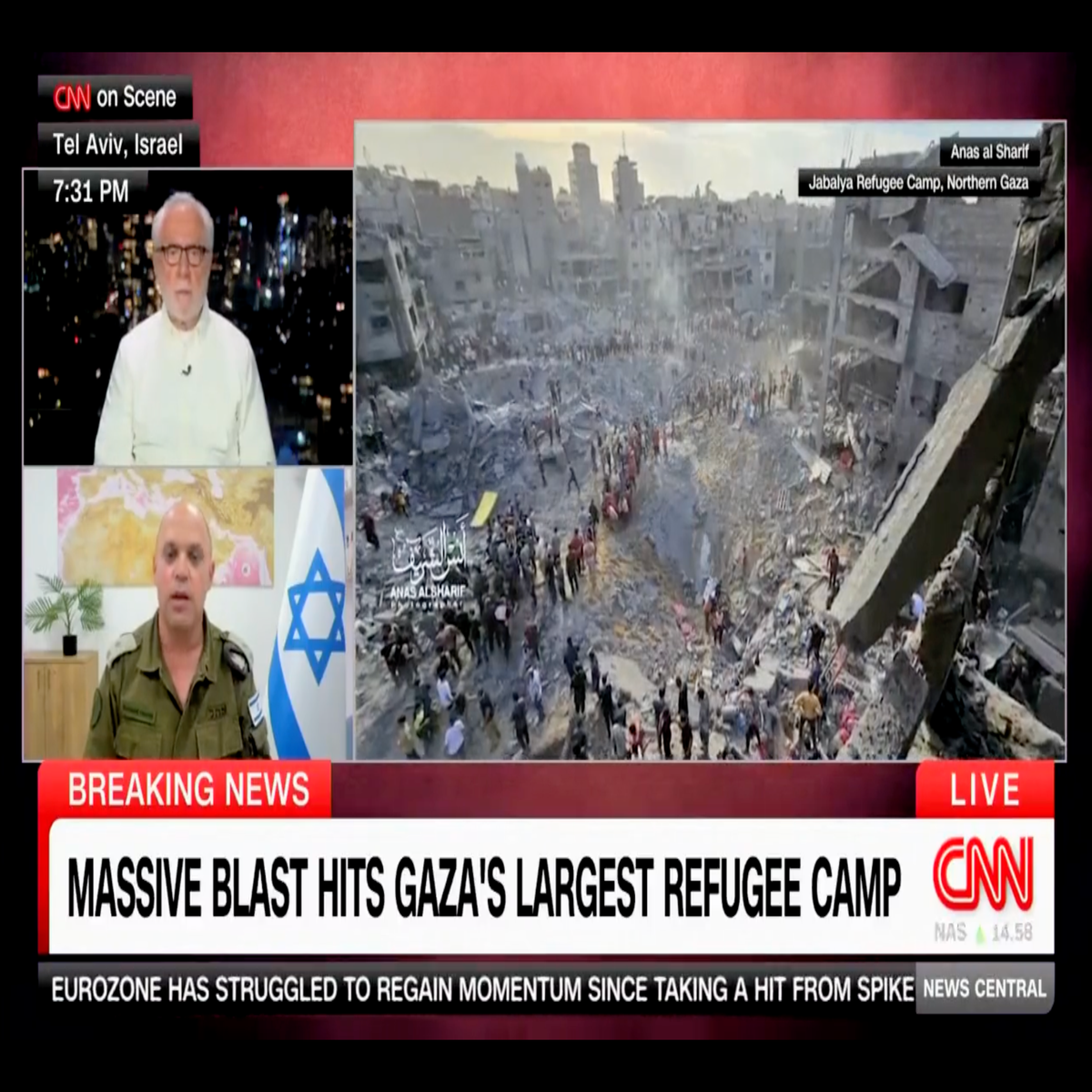 You knew there were civilians: Blitzer stunned as Israeli official  confirms refugee camp strike