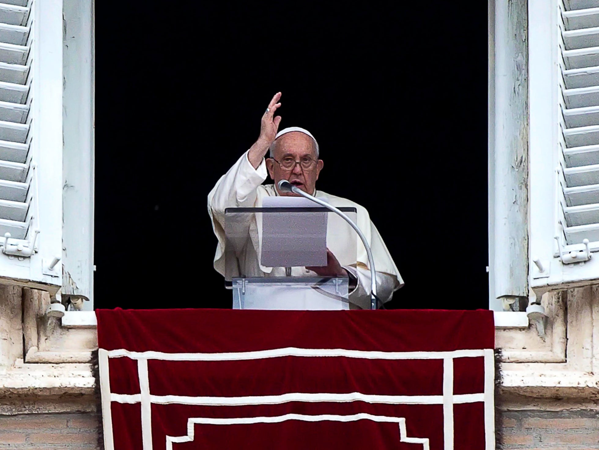 <p>File image:  Pope Francis says he will spend three days in Dubai during the conference  </p>