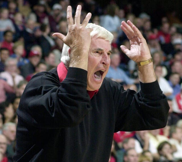 <p>Hall of Fame college basketball coach Bob Knight dies ages 83</p>