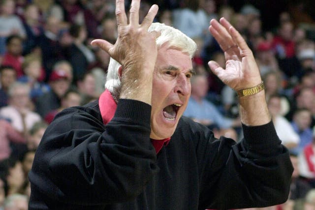 <p>Hall of Fame college basketball coach Bob Knight dies ages 83</p>