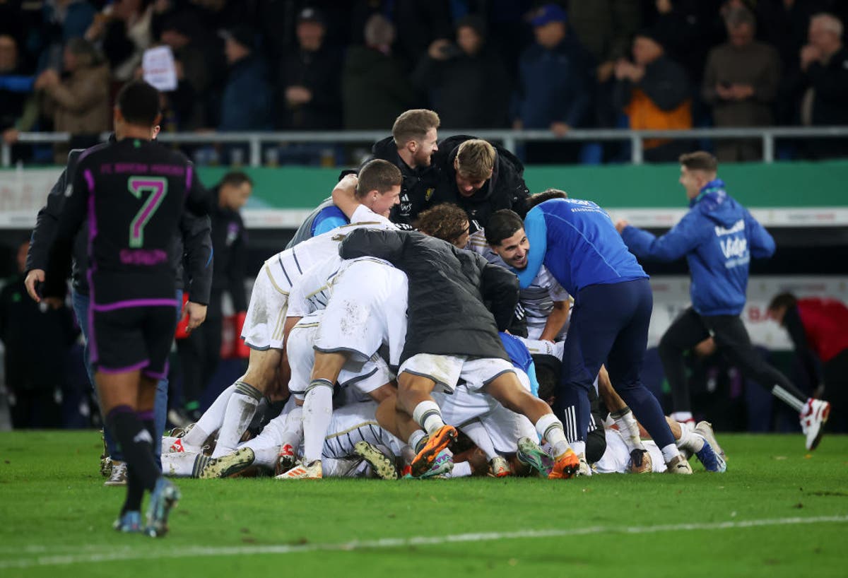 Another trophy gone for Harry Kane as Bayern Munich stunned by third-tier side in German Cup