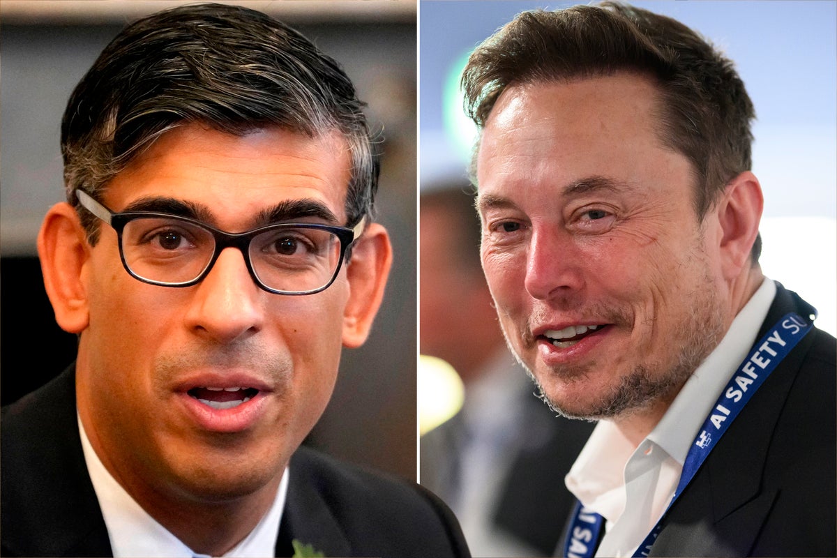 Elon Musk and Rishi Sunak to discuss AI safety at Bletchley Park summit – live