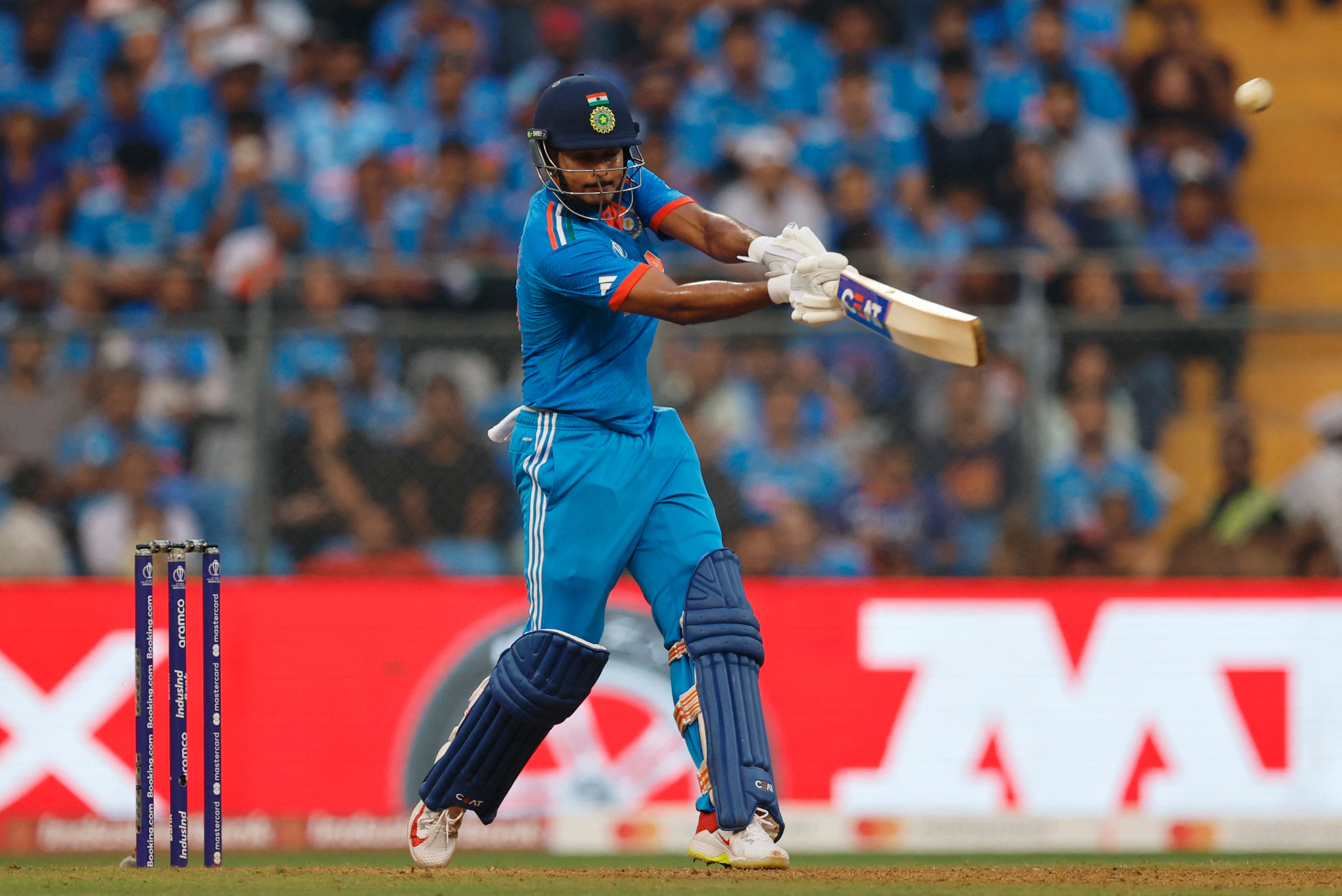 India vs Sri Lanka LIVE: Cricket World Cup score as hosts set target of 358  in Mumbai | The Independent
