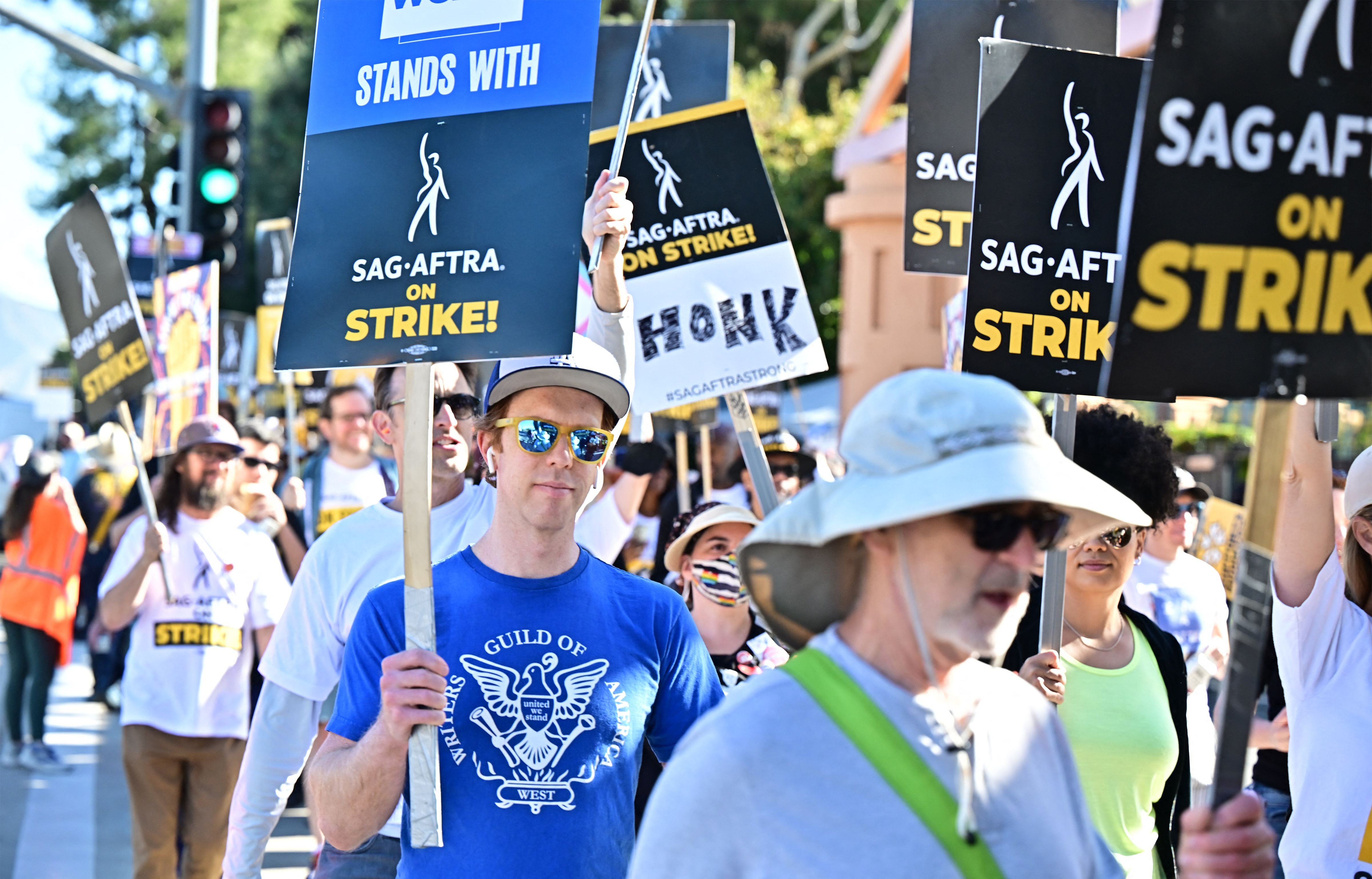 SAG-AFTRA members have been on strike since July, with AI being one of the biggest issues on the table
