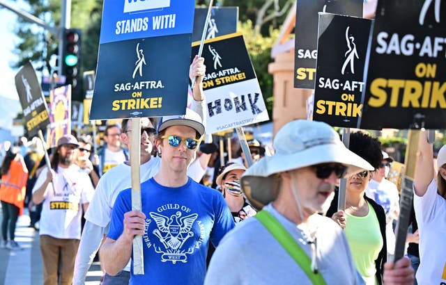 <p>SAG-AFTRA members have been on strike since July</p>