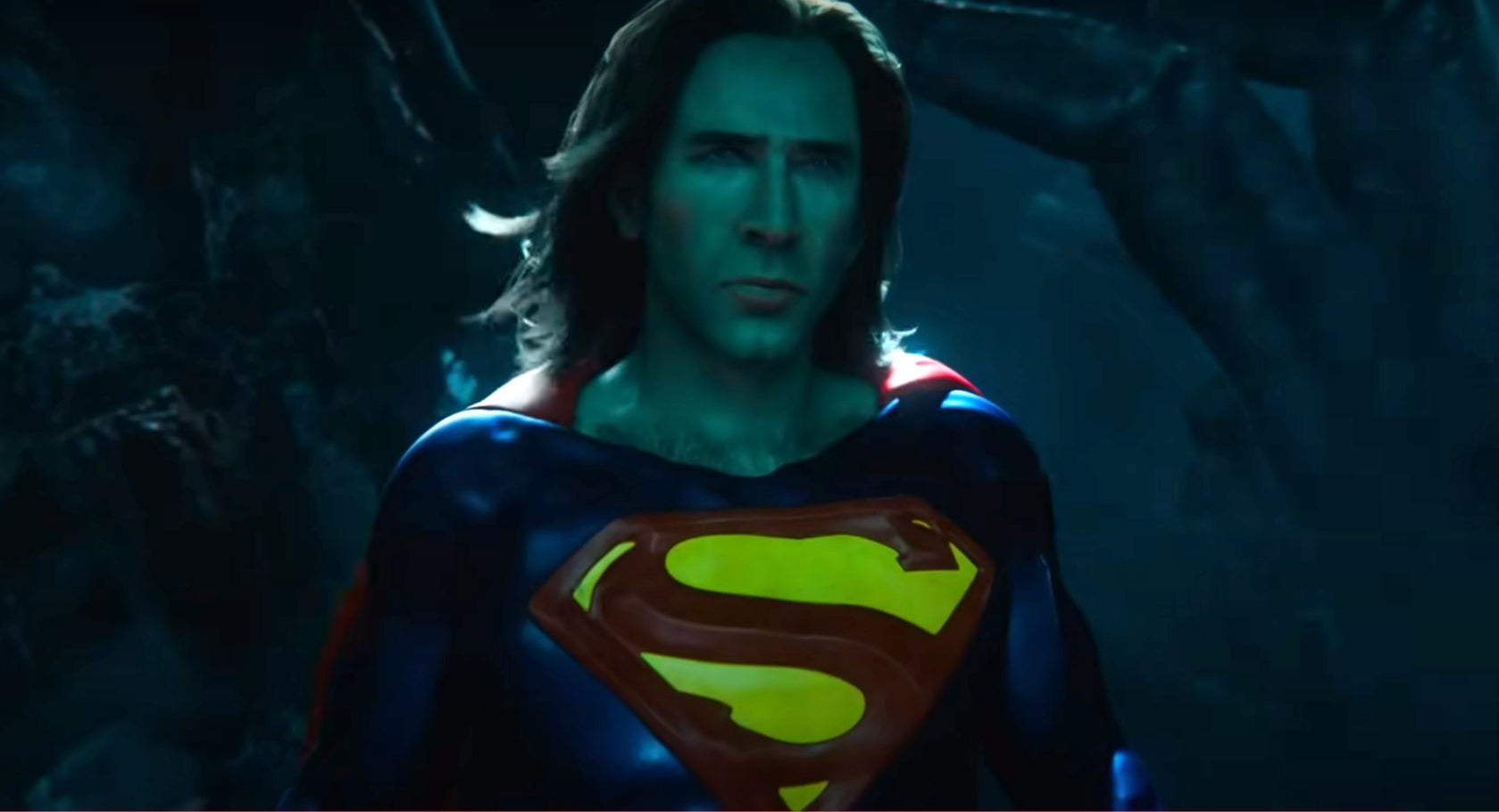 Cage appeared as his character from ‘Superman Lives’, the cancelled Nineties film, in ‘The Flash'