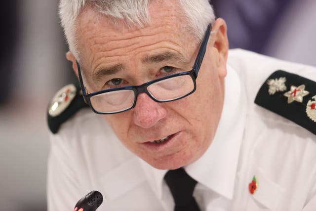 Jon Boutcher said he has had ‘nothing but positive experiences’ in speaking to people since becoming interim chief constable (Liam McBurney/PA)