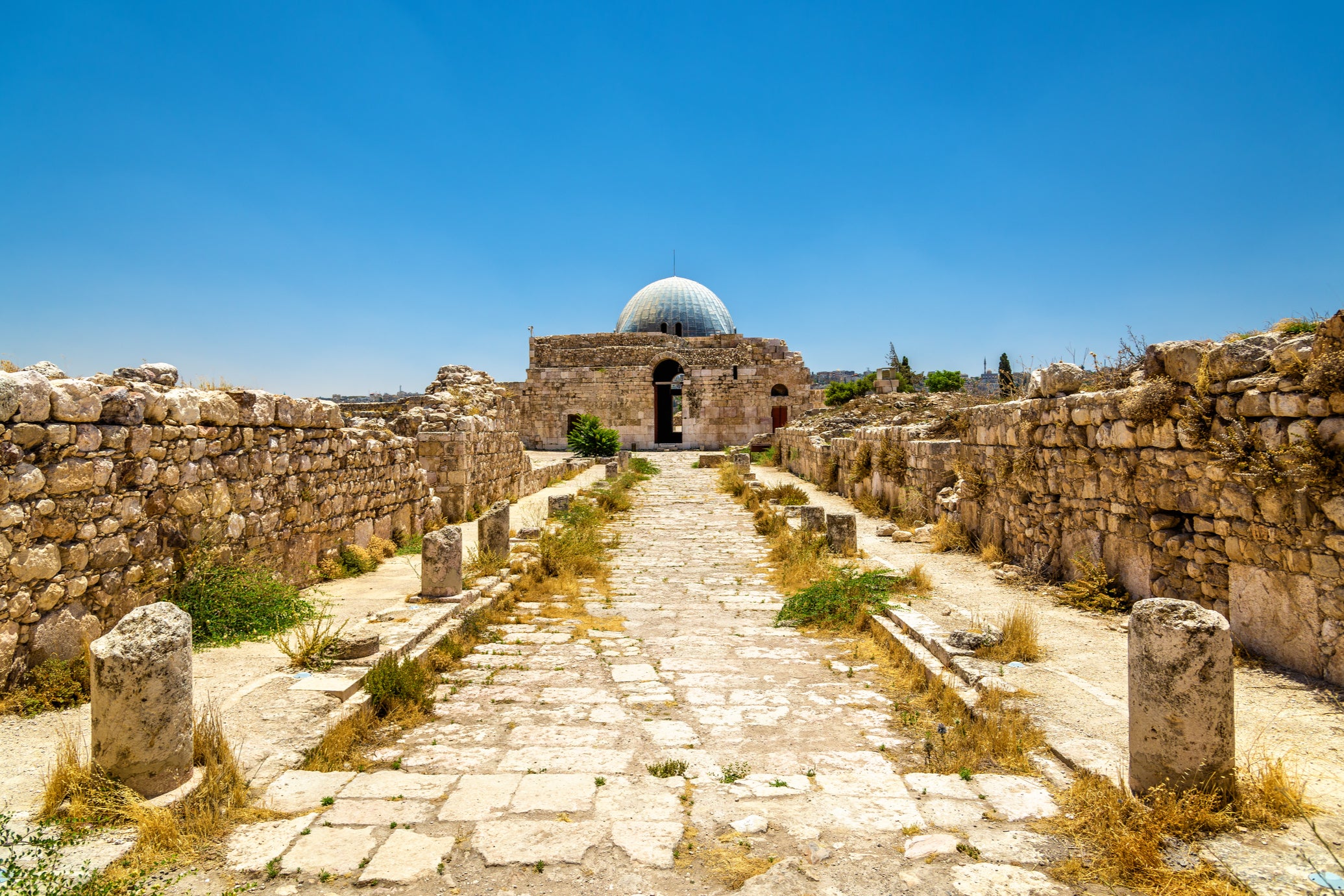 O Palácio Umayyad é um dos locais mais importantes de Amã