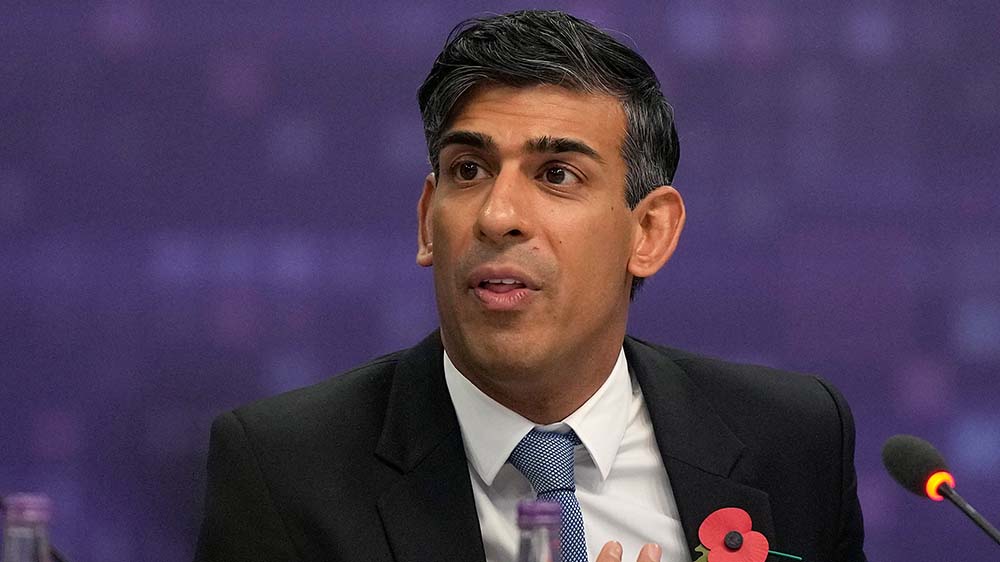 The latest economic forecast figures will make glum reading for Rishi Sunak who vowed the get the economy growing