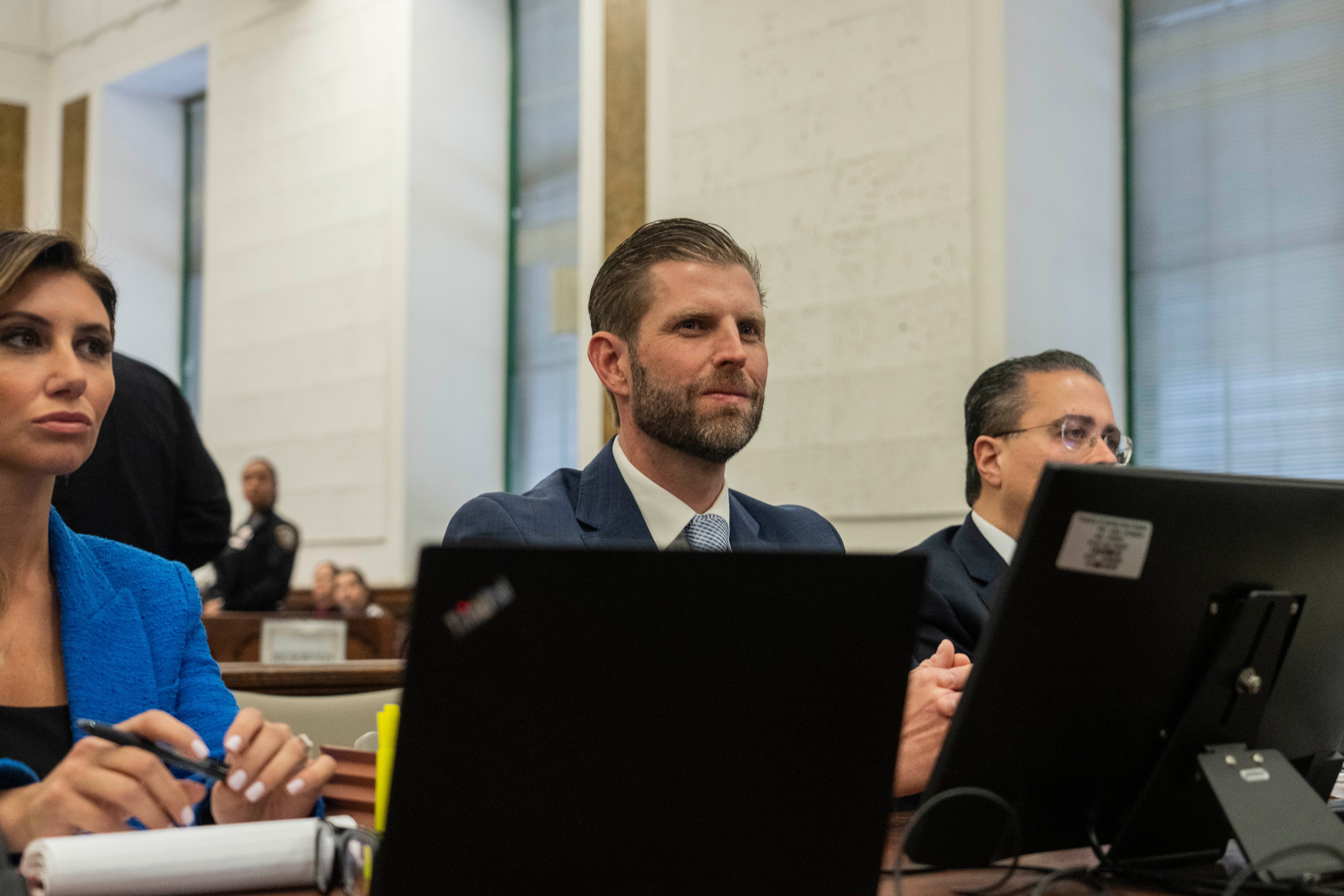 Eric Trump in court on 2 November