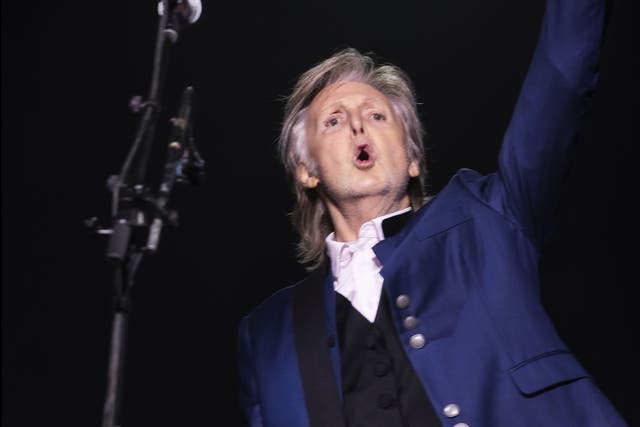 Sir Paul McCartney has said it was ‘magical’ to feel as though he was reuniting with his fellow Beatles for their song Now And Then (MJ Kim/MPL Communications/PA)