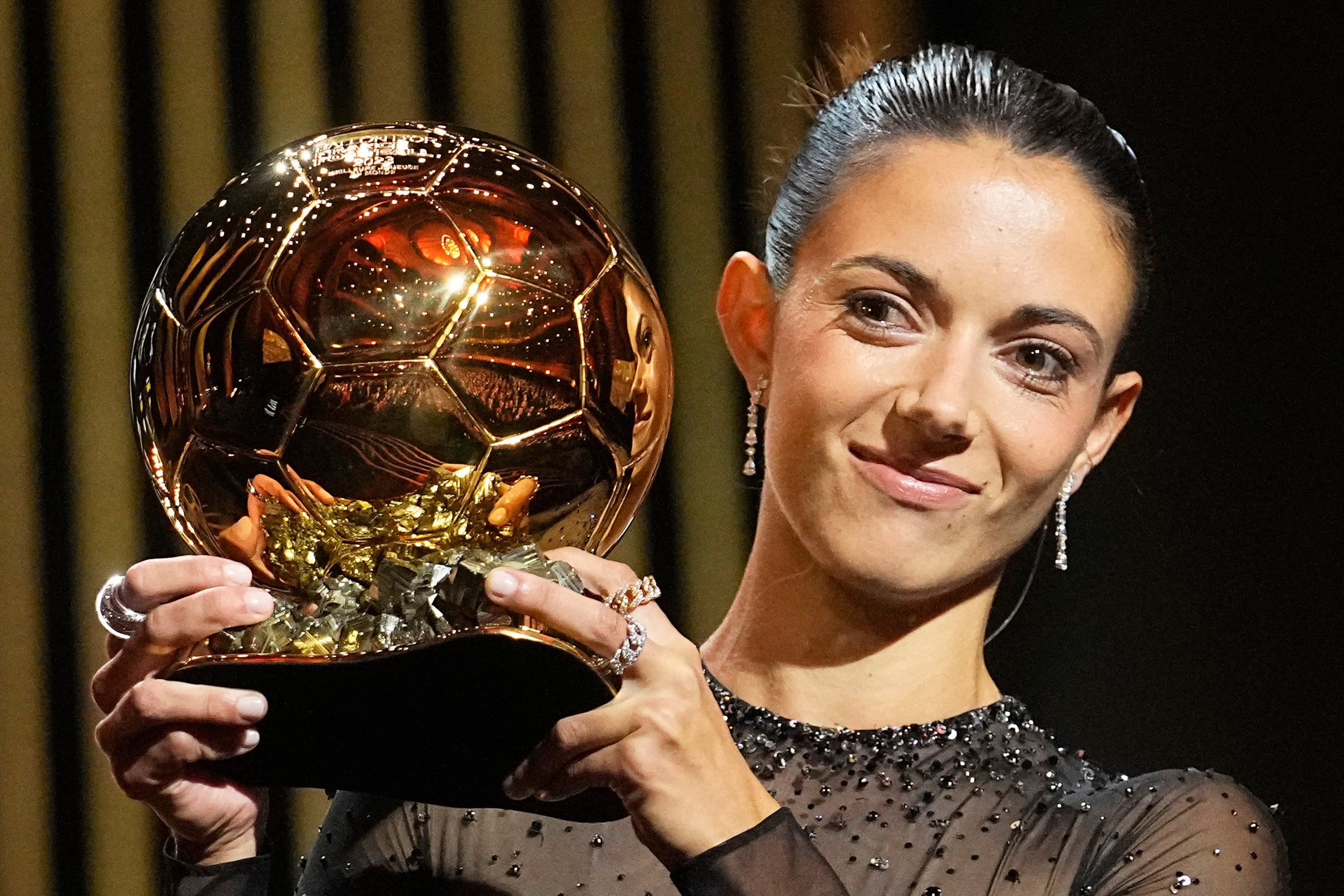 Barcelona and Spain midfielder Aitana Bonmati won the 2023 women’s Ballon d'Or